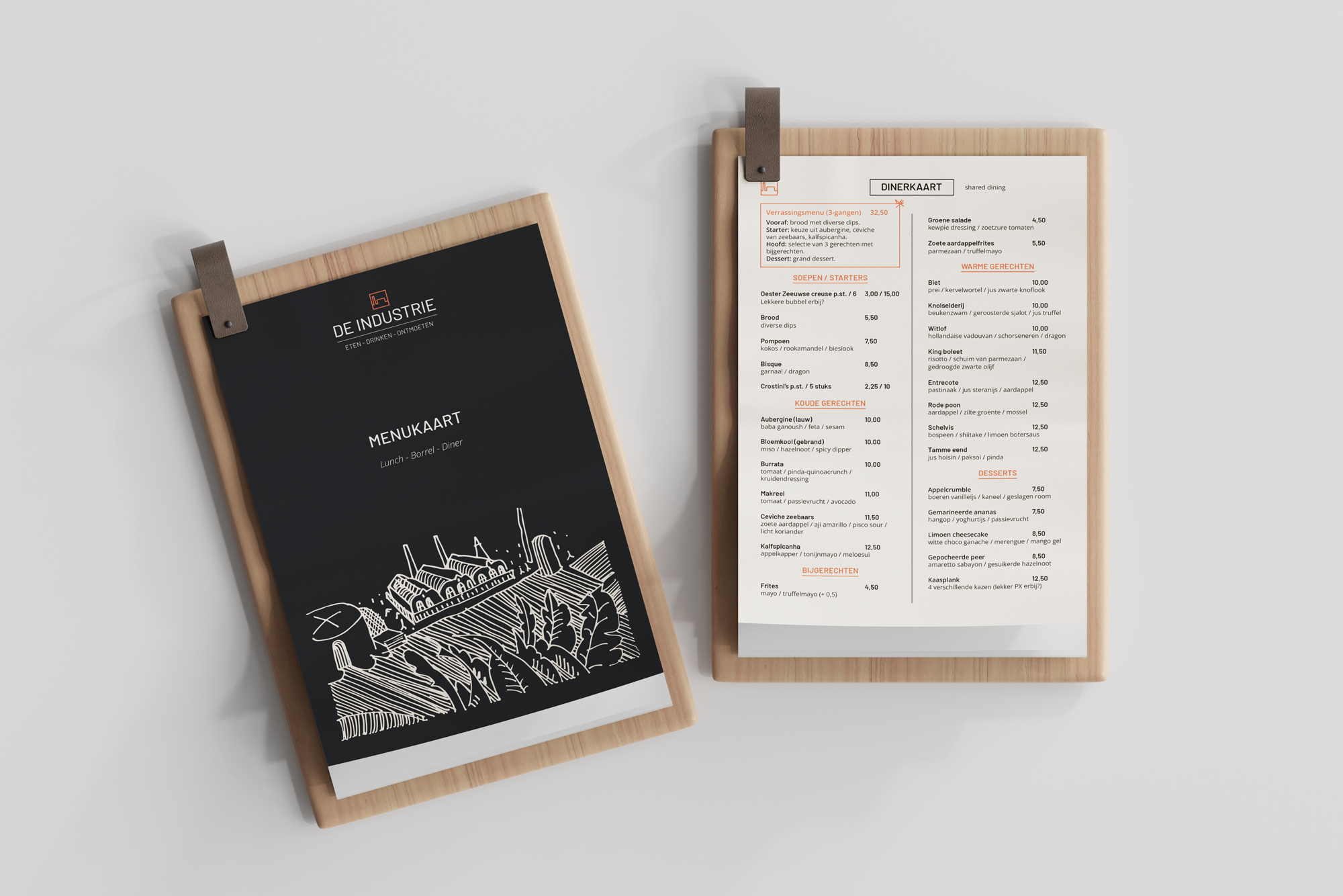 De-Industrie-menukaart